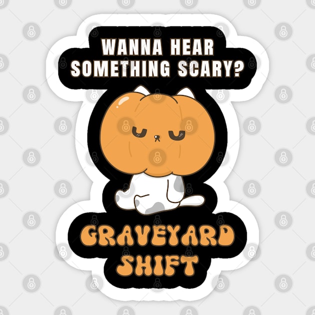Wanna Hear Something Scary? Sticker by TurnEffect